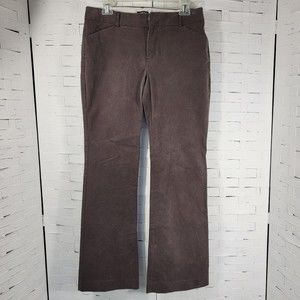 GAP Stretch Modern Fit Flare Brown Pants   Size 8